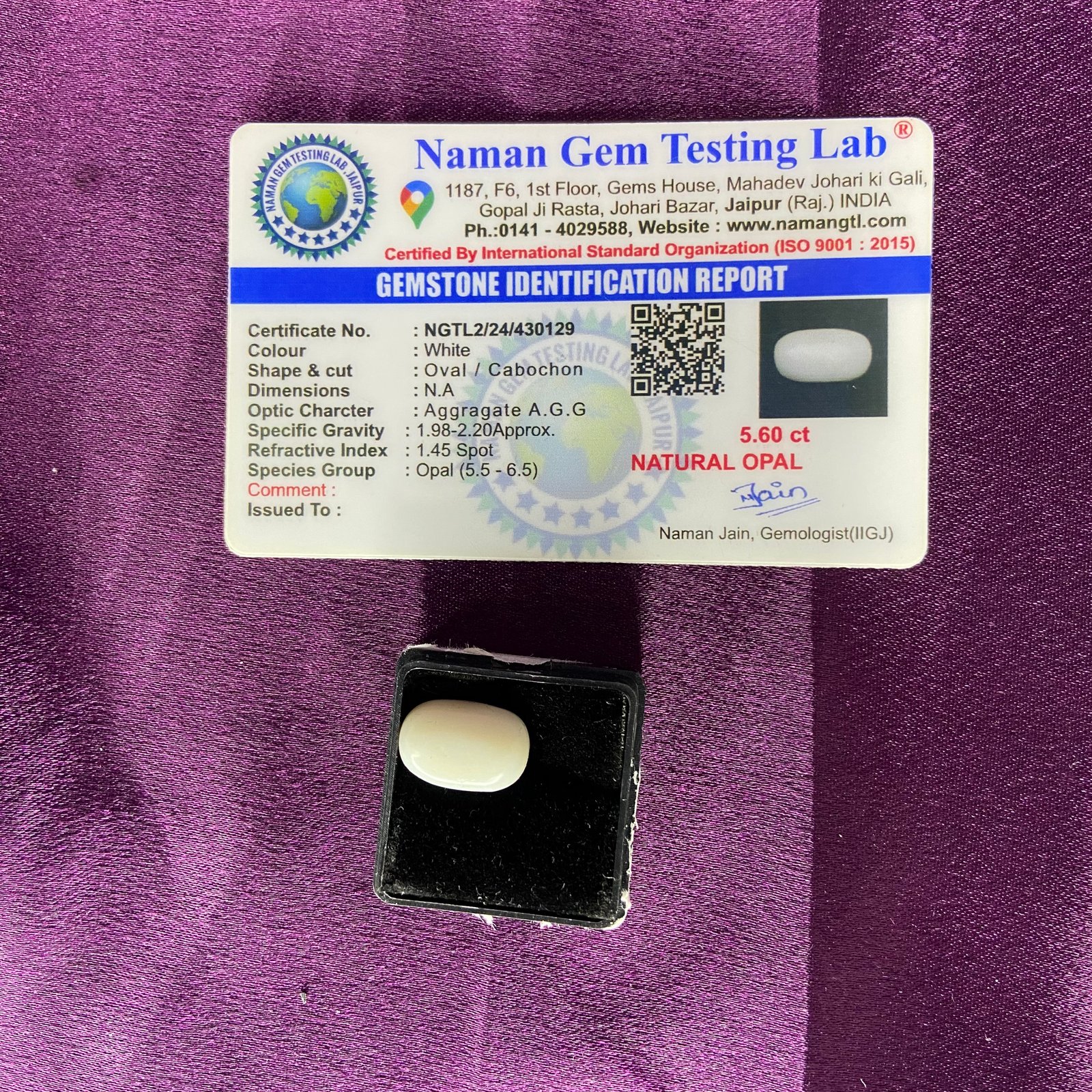 Opal (ओपल) 5.60 Ct