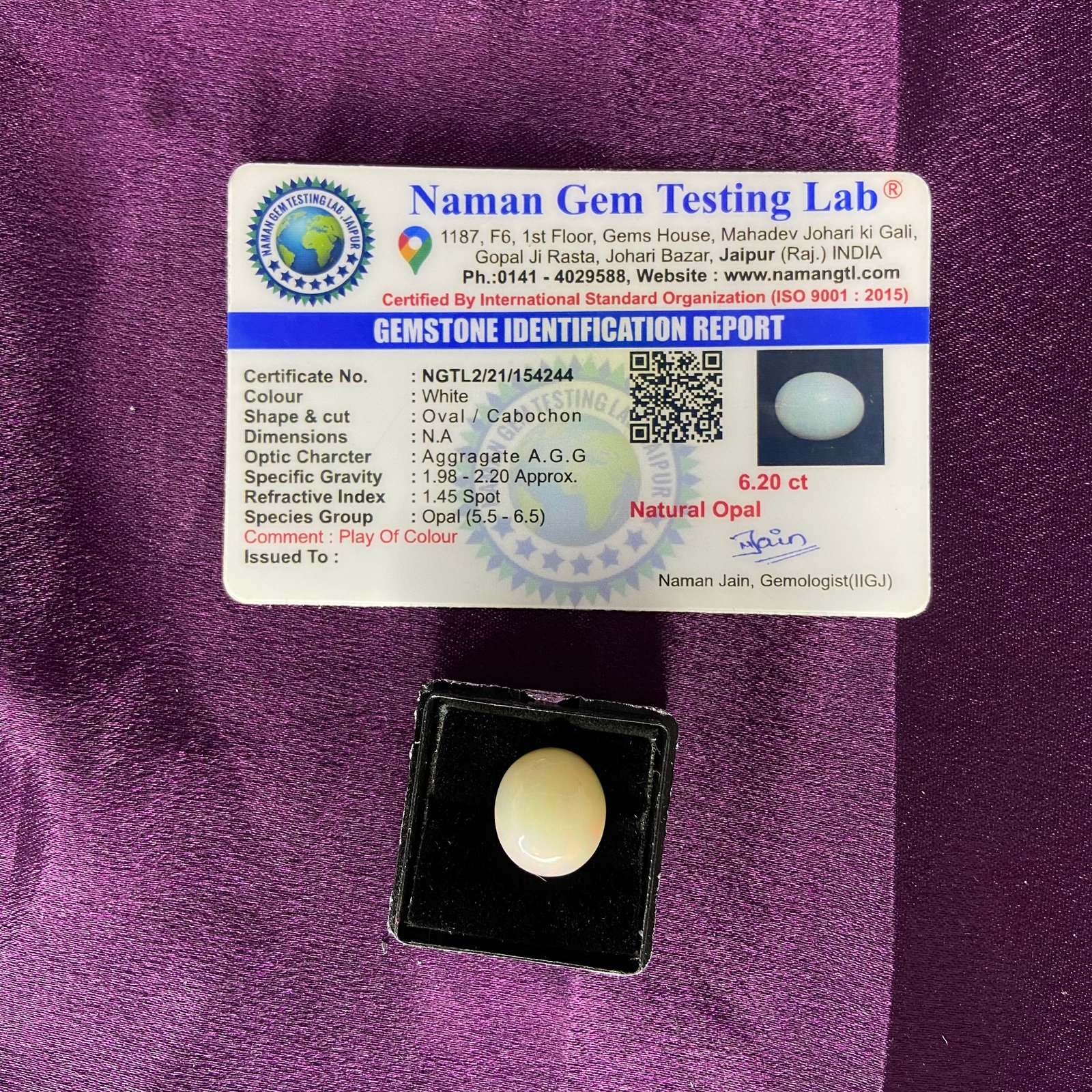 Opal (ओपल) 6.20 Ct