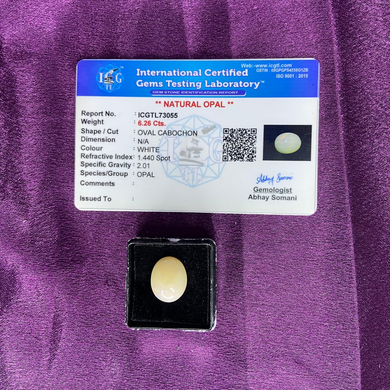 Opal (ओपल) 6.26 Ct